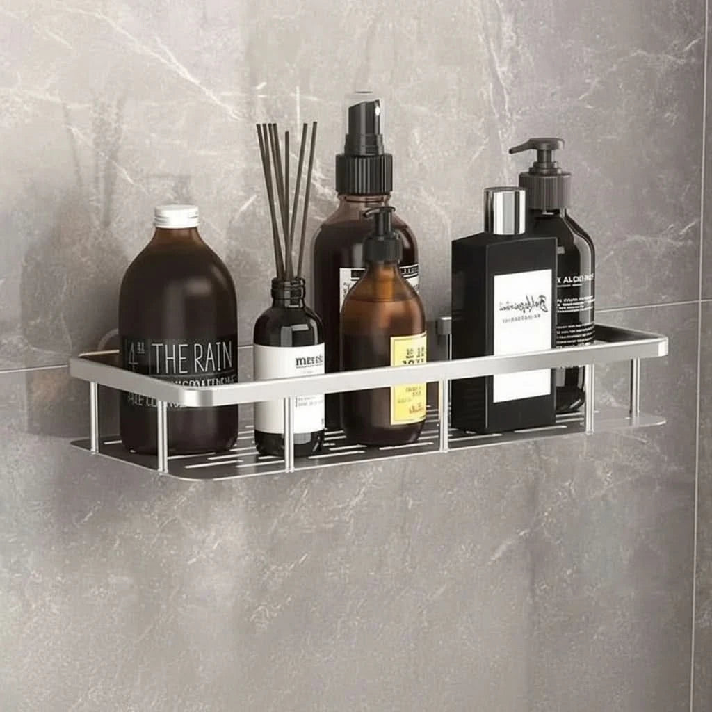 BATHEDGE – Prateleira de casa de banho sem necessidade de perfuração para espaços modernos e organizados