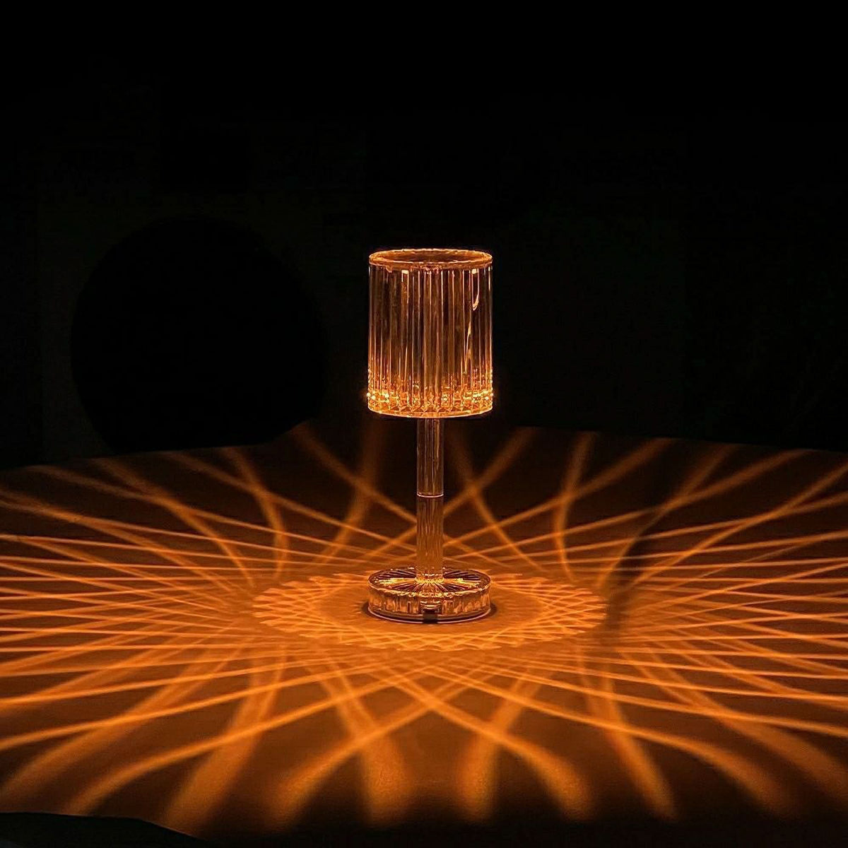 TACTILUMORA – Touch-Control Table Lamp for Effortless Ambient Lighting