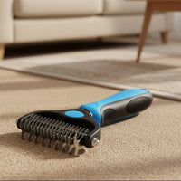FURFLOW – Dobbeltsidet Afpelsningsbørste til Hunde & Katte