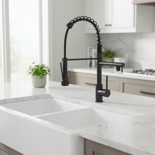 NOIRFLEX – Pull Down Kitchen Mixer for Contemporary Sink Spaces
