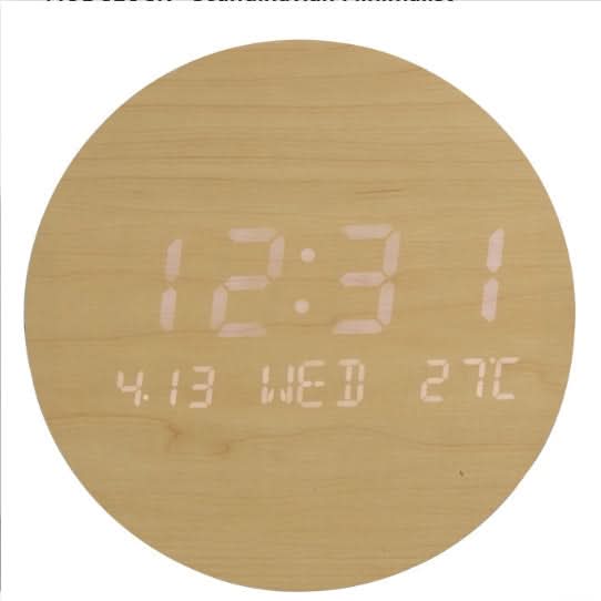 LIVECLOCK – Stylish LED Wall Clock for Modern Scandinavian Interiors