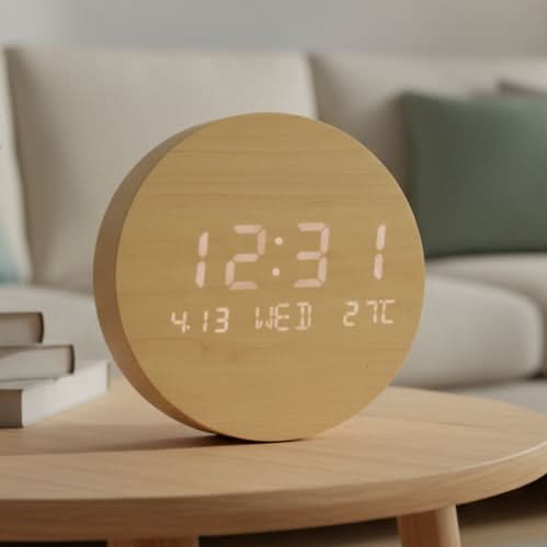 LIVECLOCK – Stilfuldt LED-vægur til moderne skandinaviske interiører