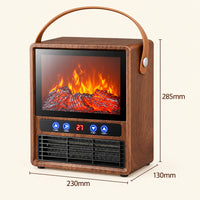 FLAMECOVE – Tragbarer elektrischer Kaminofen mit 3D-Flamme