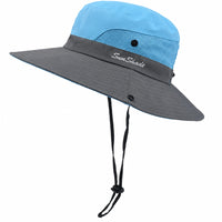 BEACHVEX – Chapéu de Proteção Solar Feminino com Design Amigo do Rabo de Cavalo