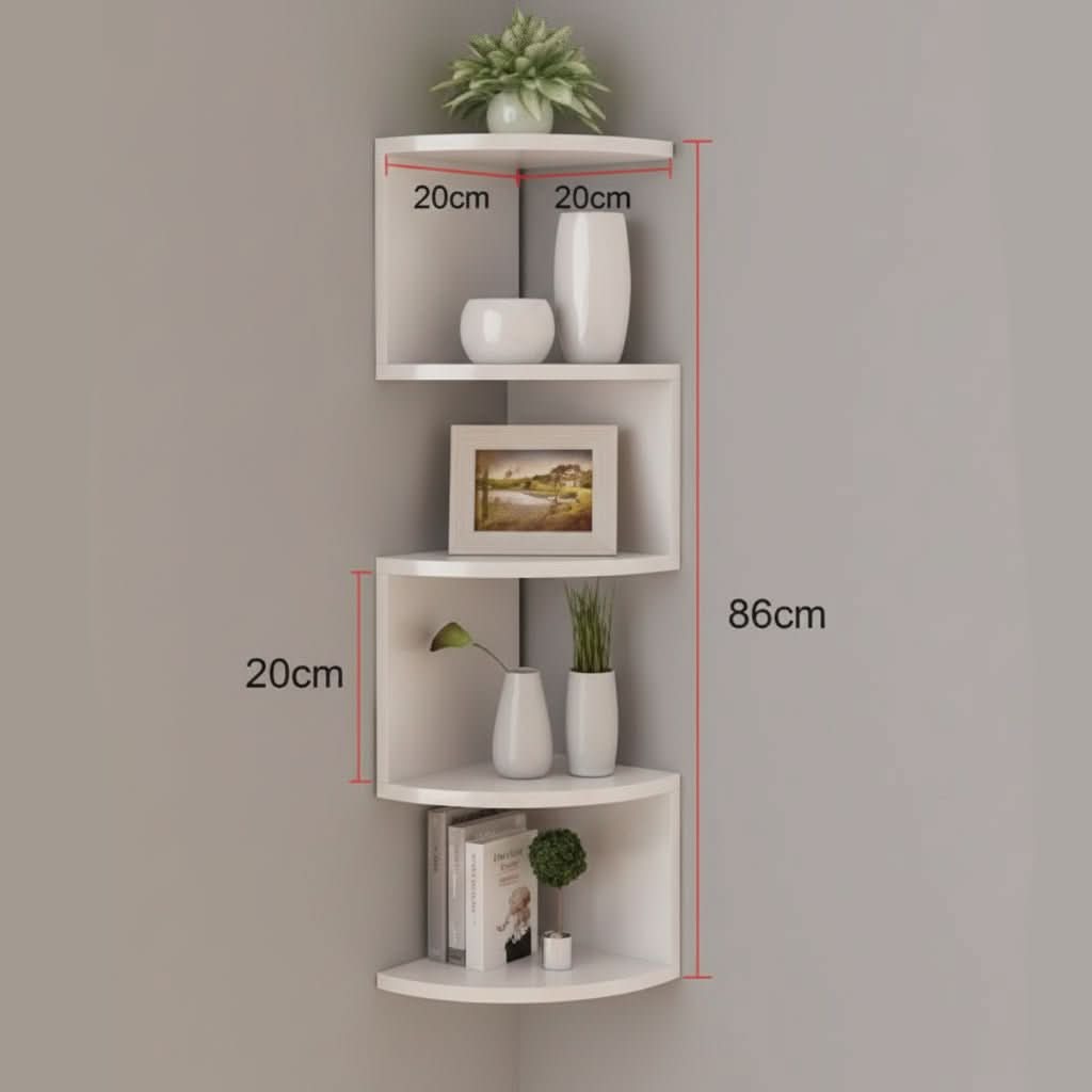 CORNERA - Estante de pared moderno para esquinas