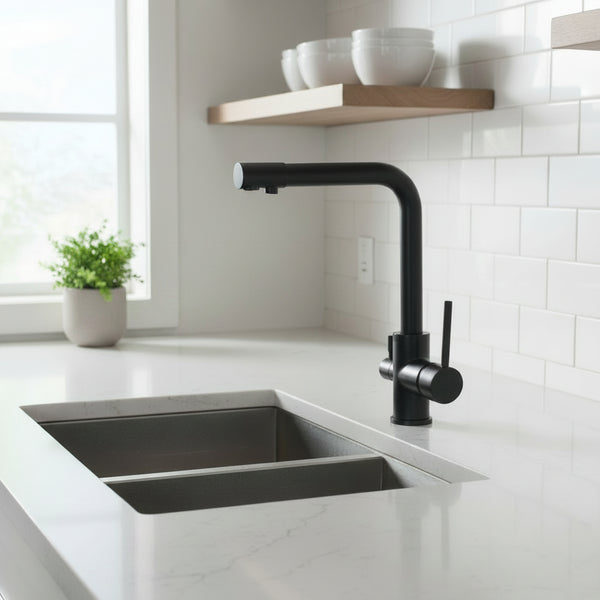 DUOFLOW - Dual Outlet Stainless Steel Sink Fauce