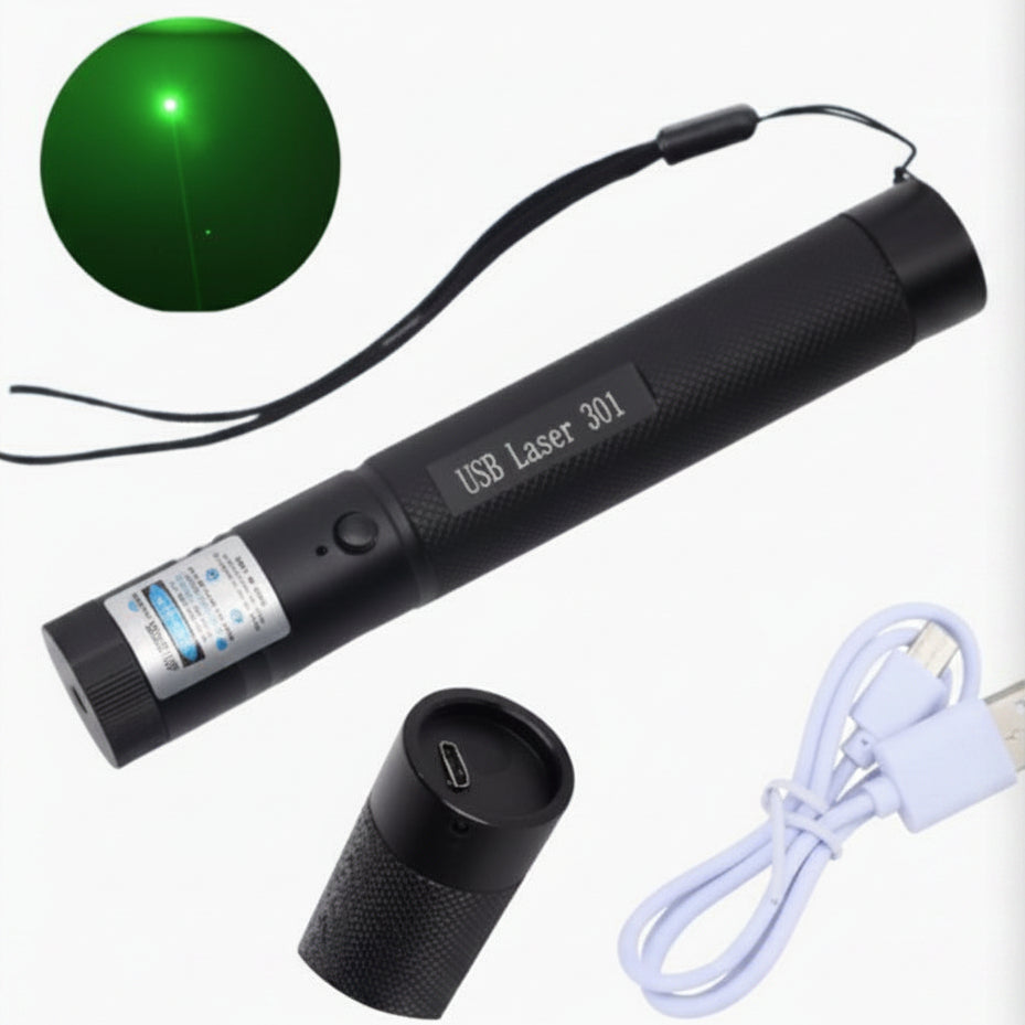 VISIONBEAM - Hochleistungs-Grünlaserpointer mit einstellbarem Fokus und großer Reichweite