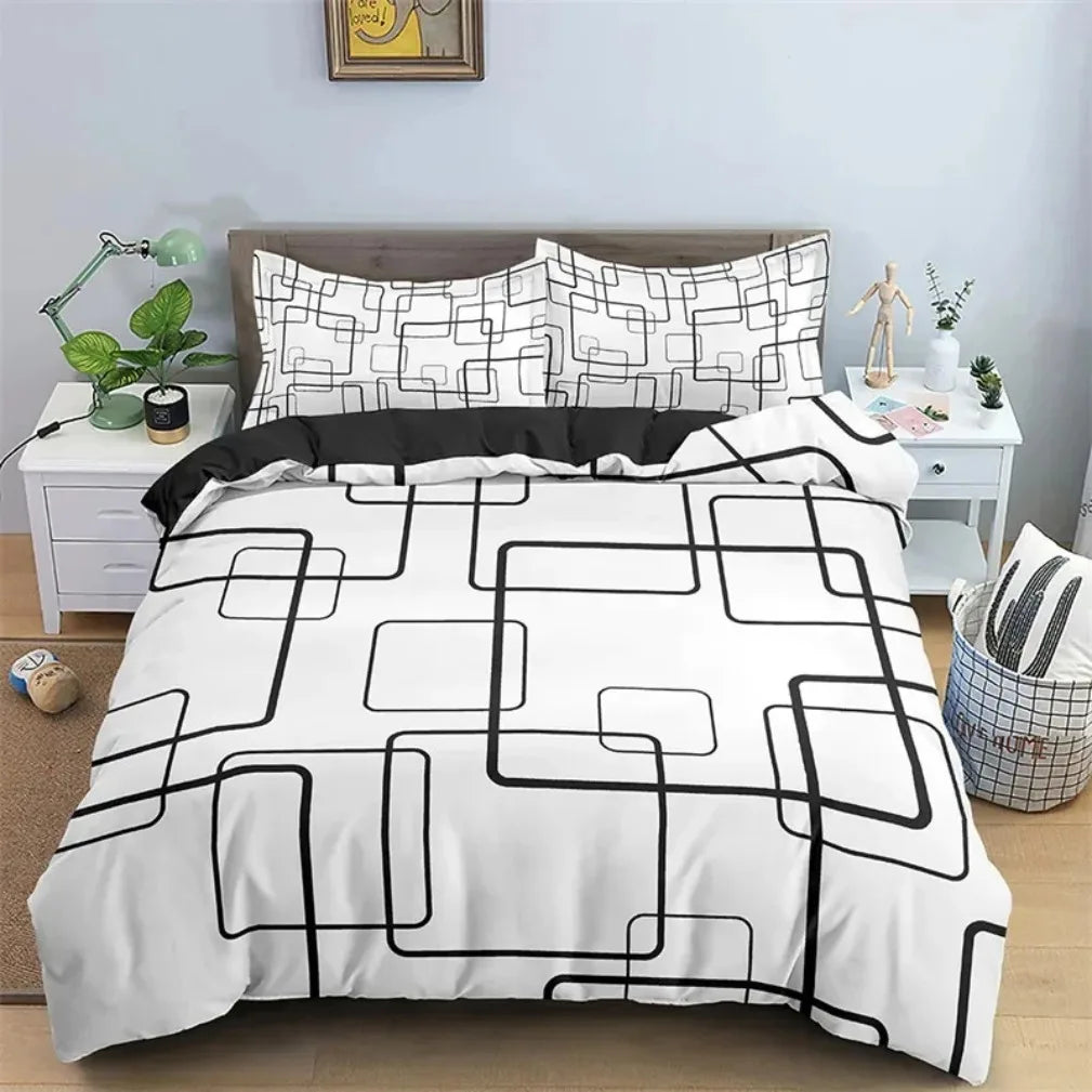 FORMCREST – Modern Bedding Set for Bold Geometric Style