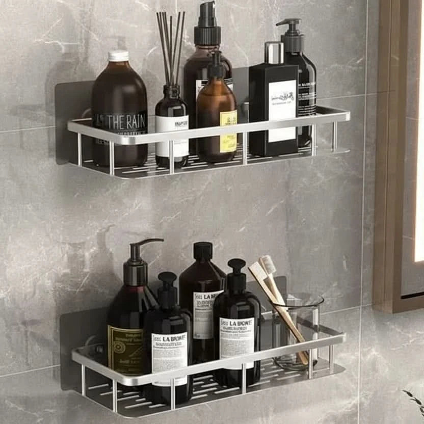 BATHEDGE – Prateleira de casa de banho sem necessidade de perfuração para espaços modernos e organizados