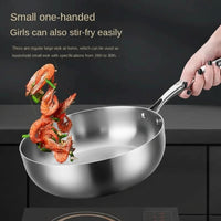 SIZZLEHAVEN – Poêle en acier inoxydable pour une cuisine audacieuse et polyvalente