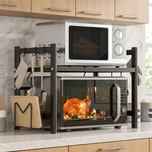 RACKMORIX – Expandable Kitchen Rack for Convenient Storage