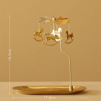 CHARMELVIA – Spinning Candle Holder for Romantic Evening Atmosphere