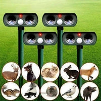Solar Ultrasonic Animal Repeller - Motion Detection, Solar Powered, Weather Resistant Garden Protection 1