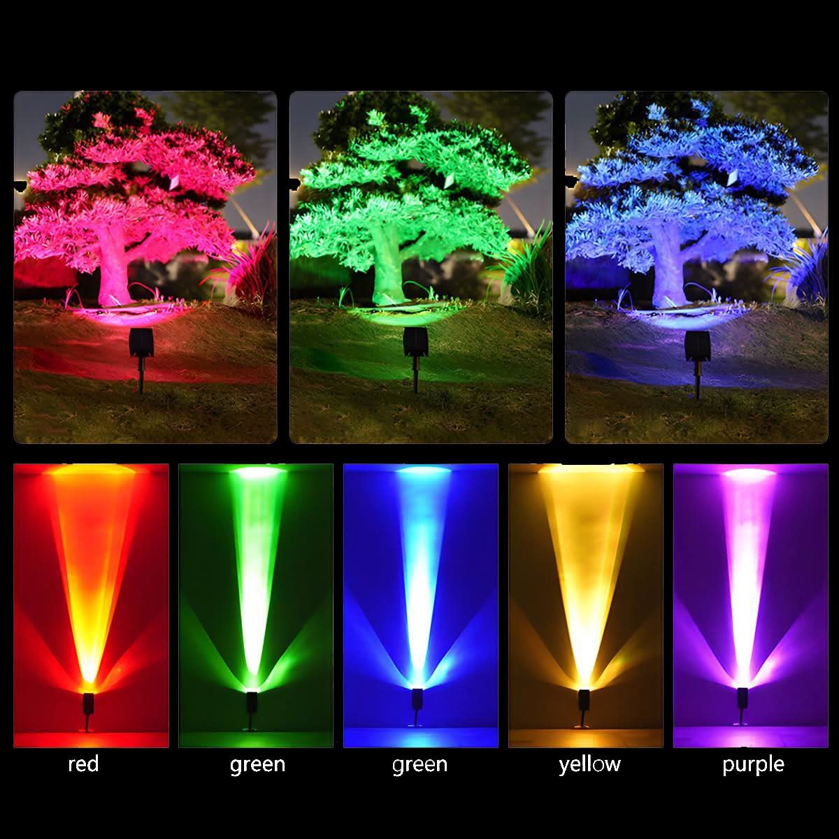 RAYSCAPE – Faretto solare da giardino regolabile per un’illuminazione paesaggistica d’impatto