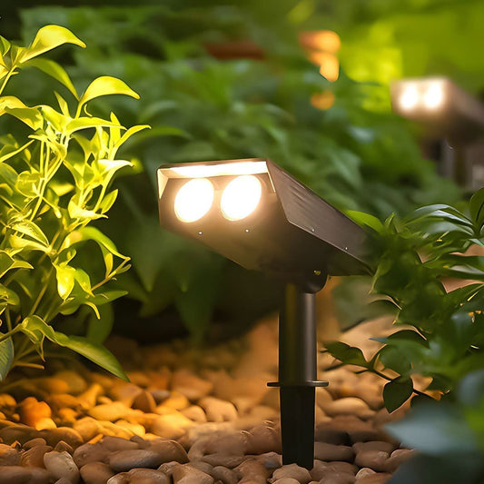 RAYSCAPE – Faretto solare da giardino regolabile per un’illuminazione paesaggistica d’impatto