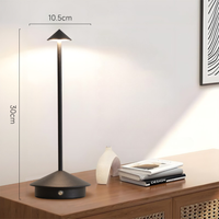DIMVELA – Lampada da tavolo touch dimmerabile senza fili per una luce serale regolabile