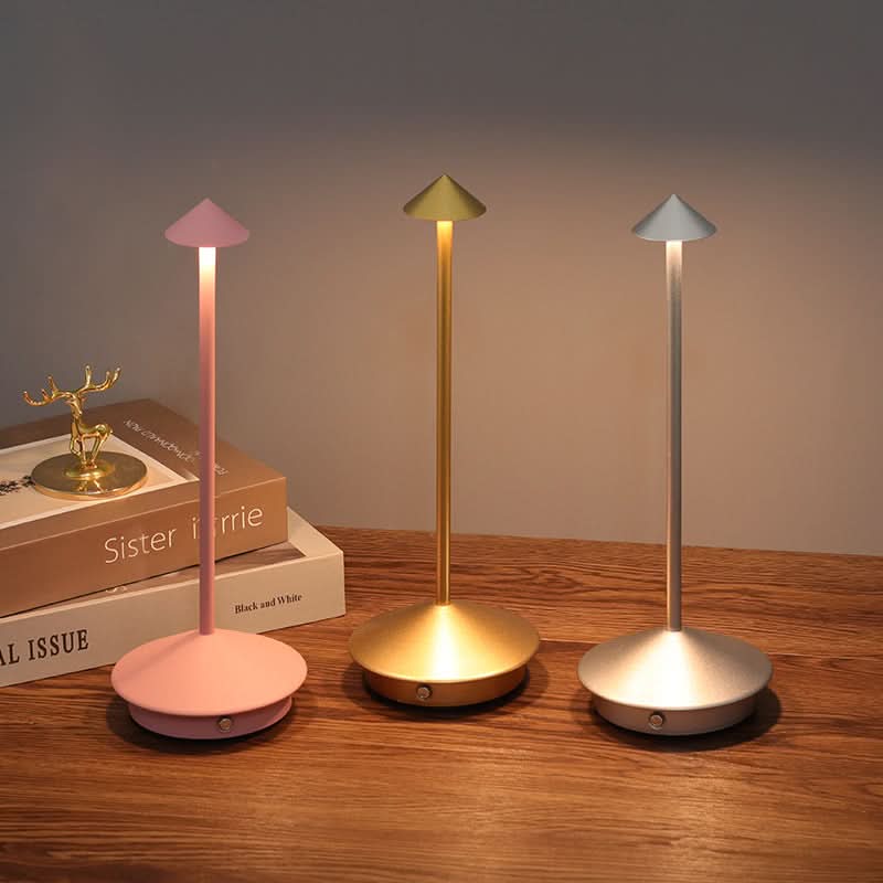 DIMVELA – Lampada da tavolo touch dimmerabile senza fili per una luce serale regolabile