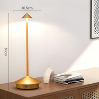 DIMVELA – Lampada da tavolo touch dimmerabile senza fili per una luce serale regolabile