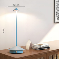 DIMVELA – Lampada da tavolo touch dimmerabile senza fili per una luce serale regolabile