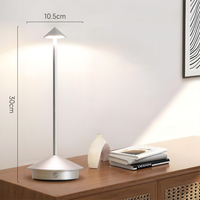 DIMVELA – Lampada da tavolo touch dimmerabile senza fili per una luce serale regolabile