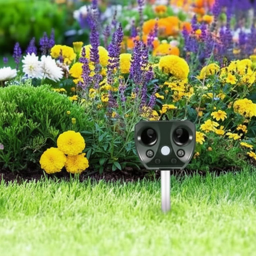 ULTRAGUARD – Ultrasonic Pest Defender – Solar Motion Sensor Repeller