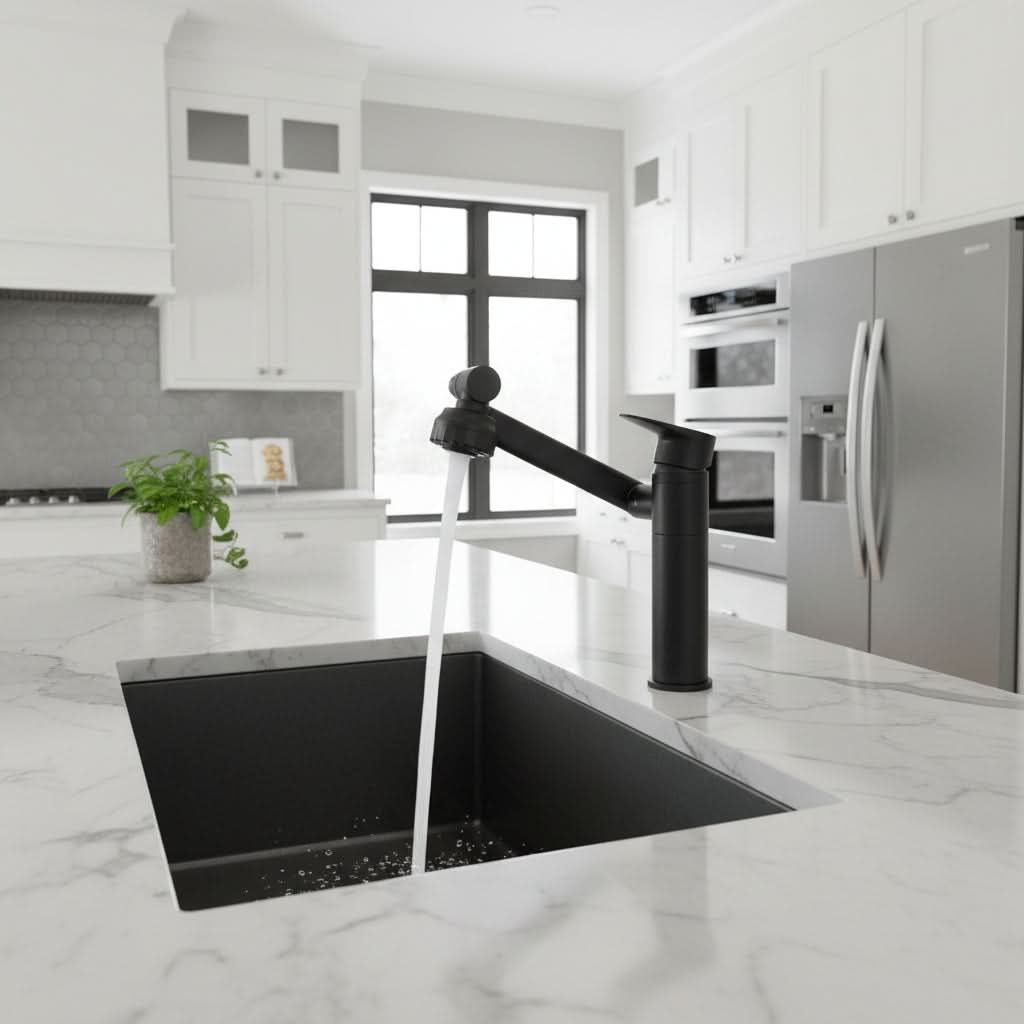 Universal Faucet Sprayer Attachment - 360° Flexible Sink Sprayer with Integrated Spray Function 5