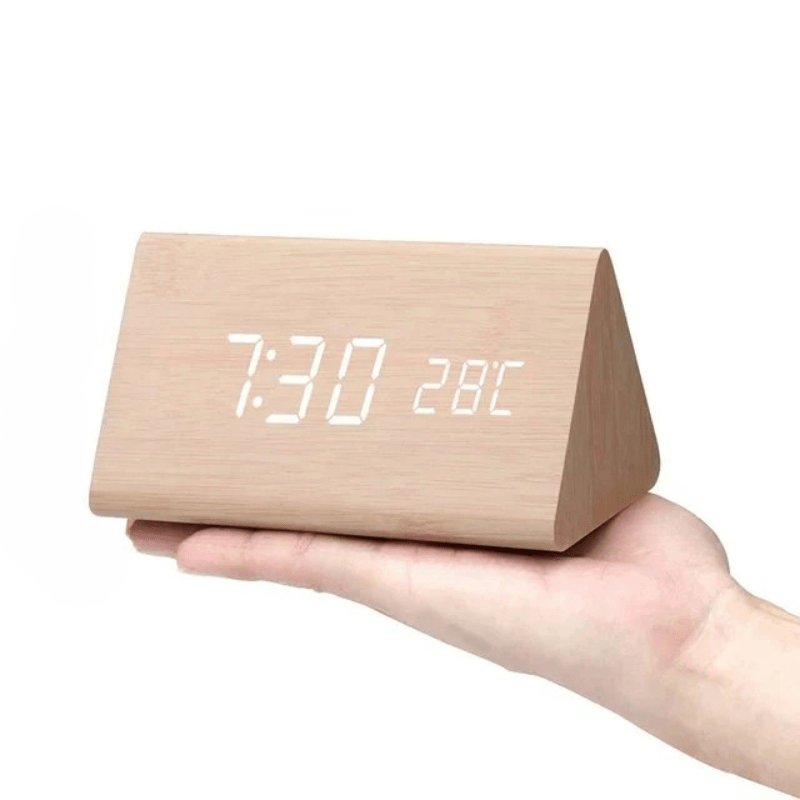 WOODSENSE – Voice Control Wooden Clock Display