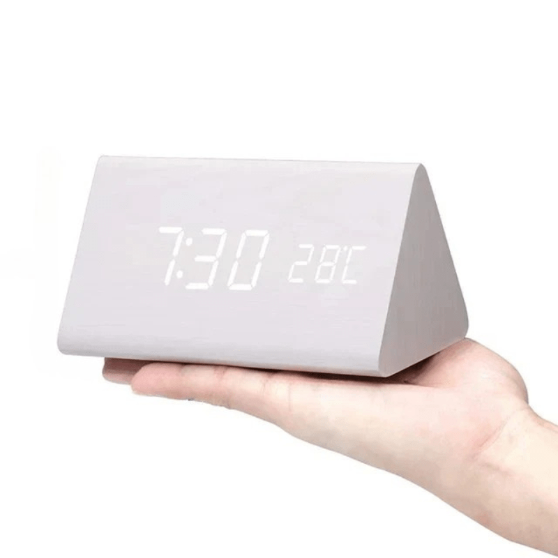WOODSENSE – Voice Control Wooden Clock Display