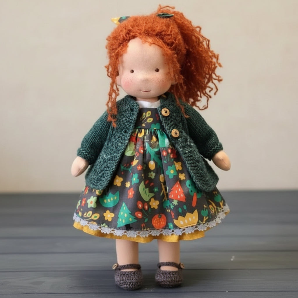 Waldolly - Handmade Cotton Waldorf Doll for Creative Imaginative Play 29