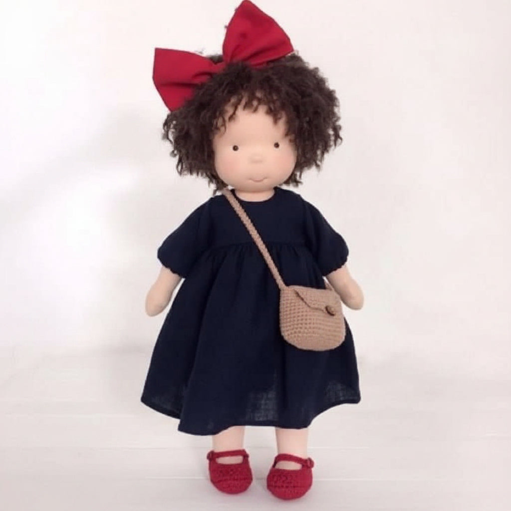 Waldolly - Handmade Cotton Waldorf Doll for Creative Imaginative Play 36