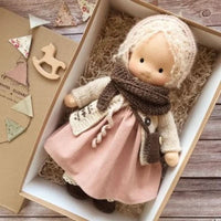 Waldolly - Handmade Cotton Waldorf Doll for Creative Imaginative Play 37
