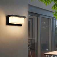 PORCHBEAM – Aplique de pared con sensor de movimiento para entradas preparadas para cualquier clima