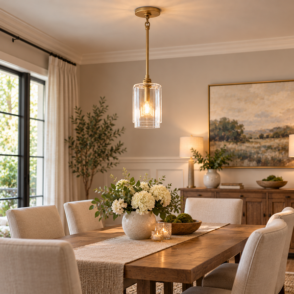 CLARILUMA – Clear Pendant Lamp for Refined Interior Ambience