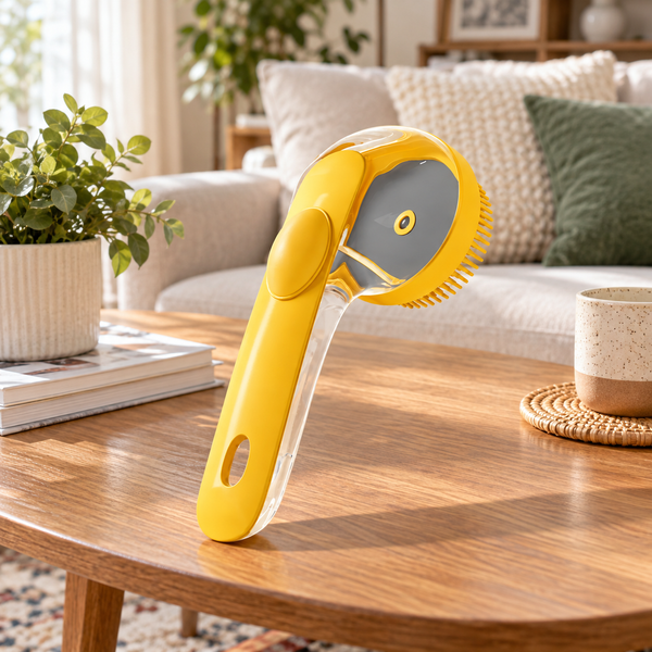 FURBLOOM – Pet Grooming Brush for Gentle Bath Time Massage