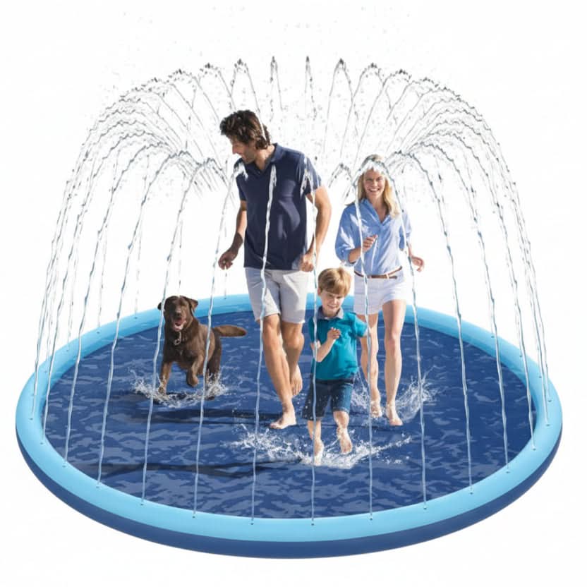 SPLASHBUDDY – Tappetino gigante per piscina con spruzzatore