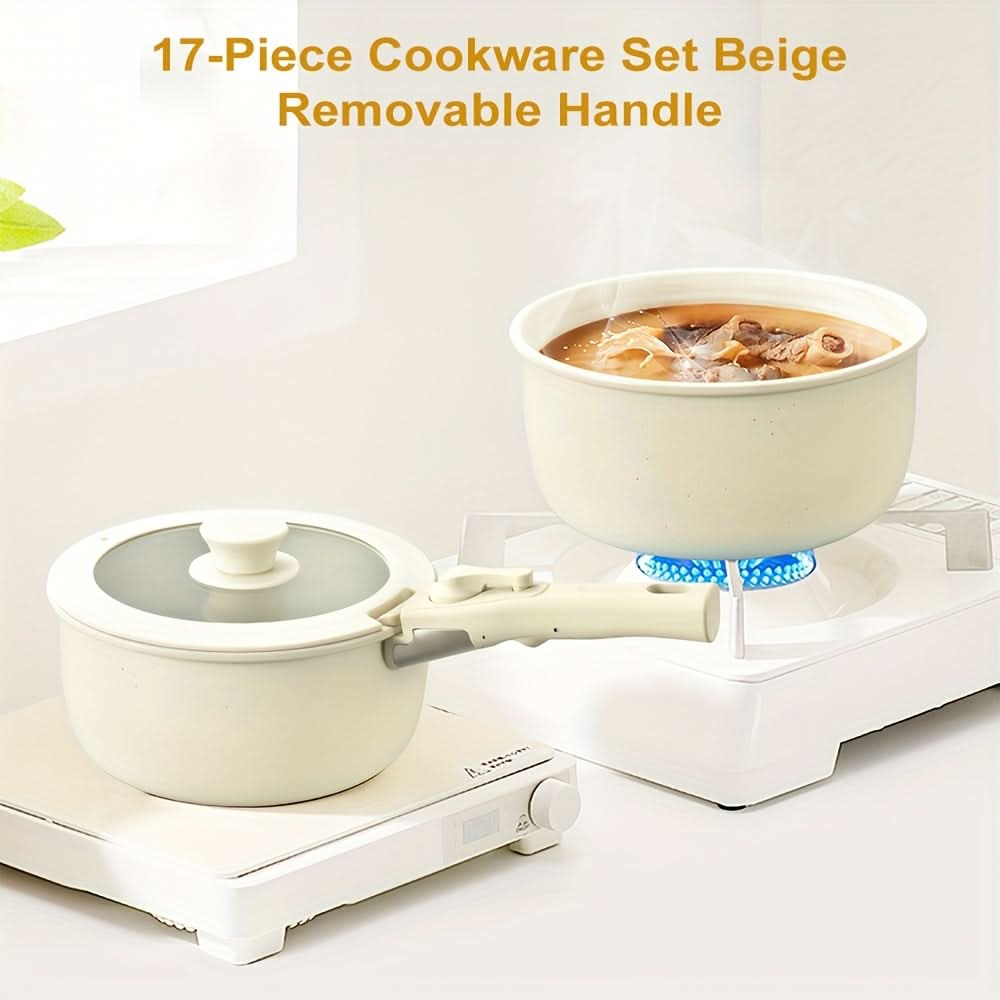 STACKPAN – Ceramic Cookware Set for Neat Modern Kitchens