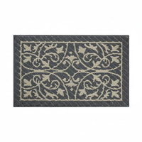 FLOORGUARD - Low profile non-slip indoor entryway mat for clean and safe floors