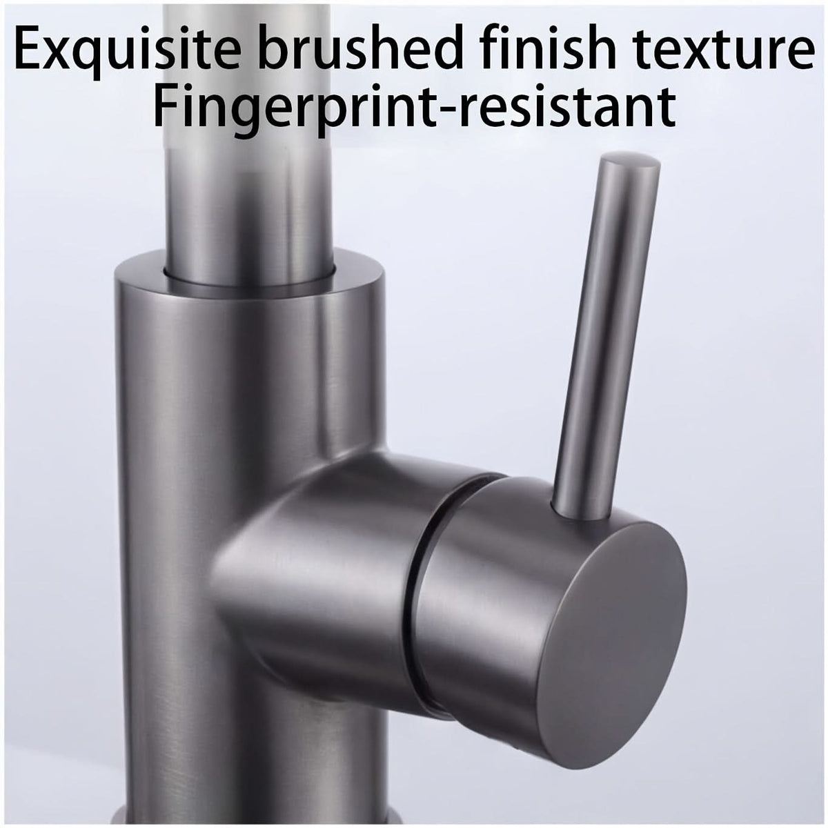 STREAMVEX – Grifo de fregadero extraíble con diseño moderno de acero inoxidable
