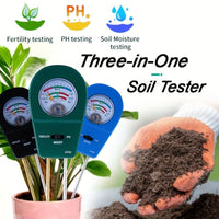 SOILTRIO – Medidor de suelo de jardín de tres funciones  