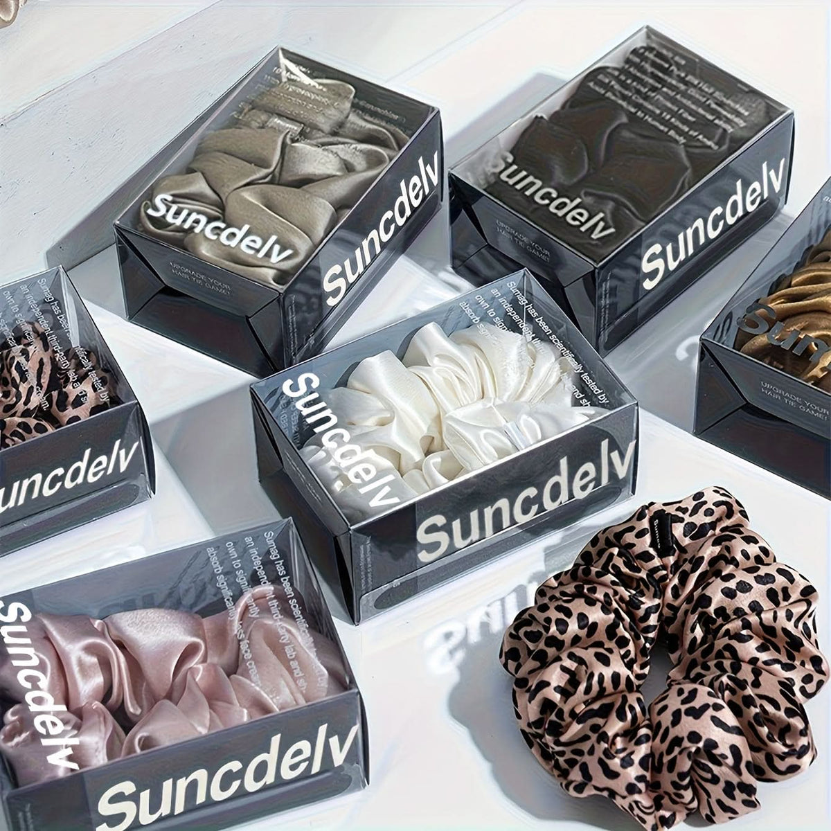 HAIRNOVA – 2-Pack Minimalist Hair Scrunchies