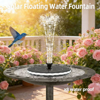 AQUALUME – Pompa fontana solare colorata