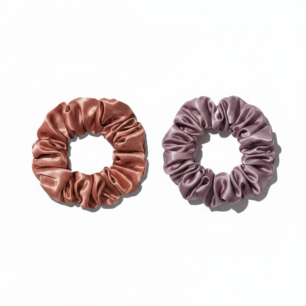 HAIRNOVA – 2-Pack Minimalist Hair Scrunchies