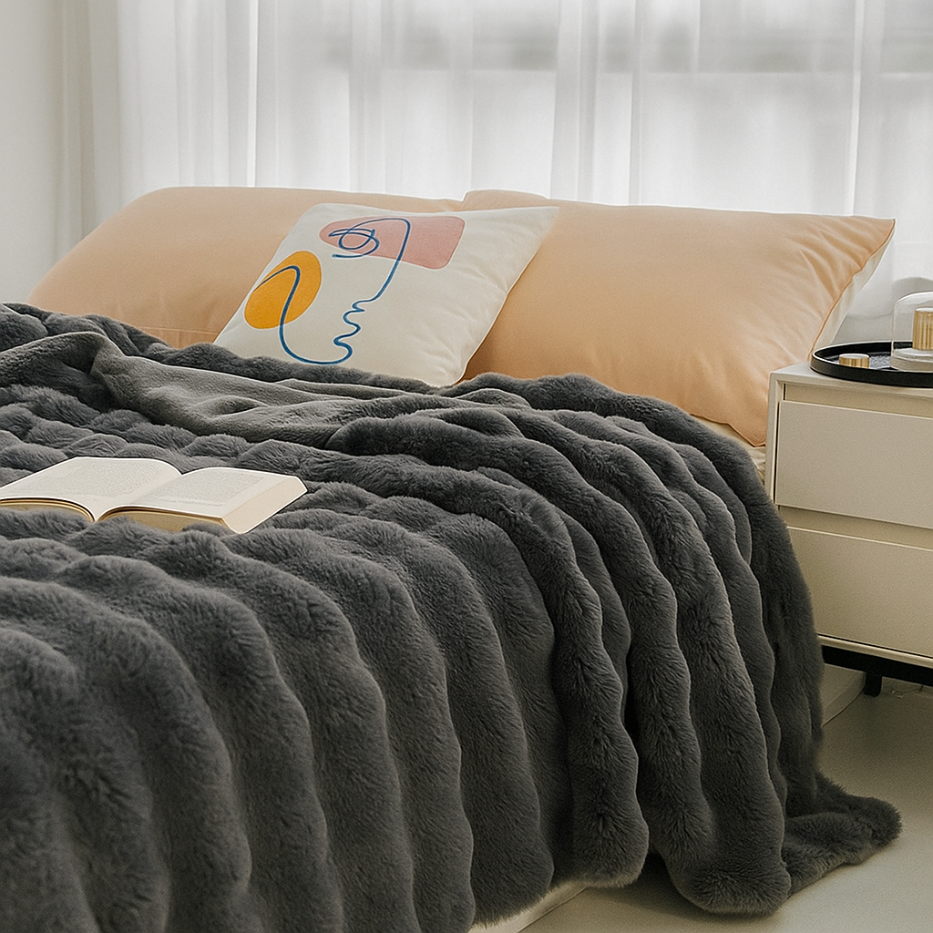 SNUGFROVIA – Coperta reversibile per il letto, per un confortevole calore notturno