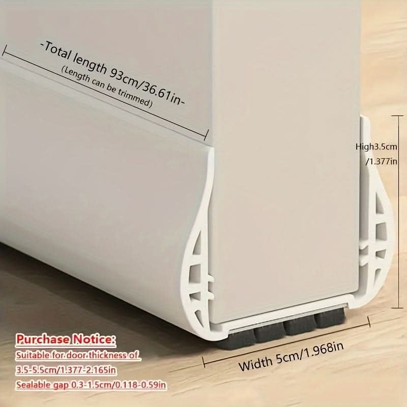 WARMSEAL – Ρυθμιζόμενο στοπ ρεύματος αέρα για πόρτες, για άνεση σε ζεστό εσωτερικό χώρο
