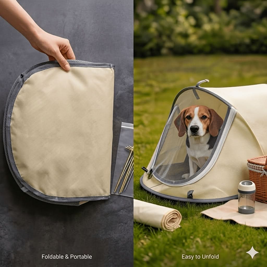 PETNESTA – Tente pliante d'extérieur pour animaux