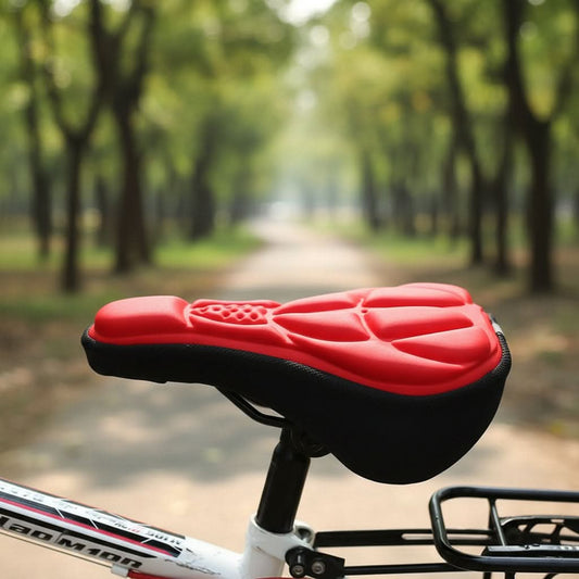 GELRIDE - Shock-absorbing breathable bike seat cover for comfortable cycling