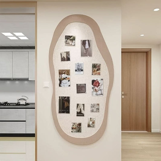 ARCHOVA – Geometric Wall Mounted Felt Board for Notes & Photos