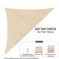 SHADETRIA – Triangle Sunshade Sail