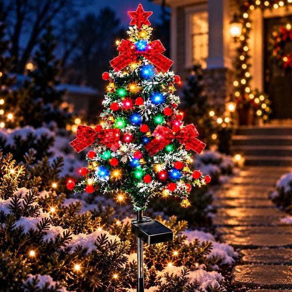 SOLARTREXIA – Multicolor Solar Stake Tree Lights for Vibrant Garden Decor