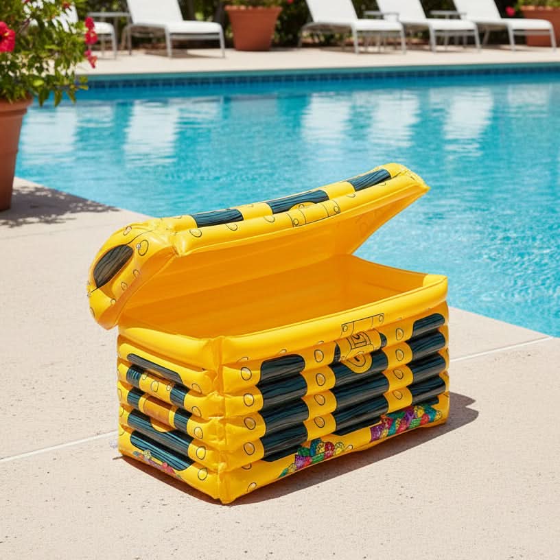 Treasura - Inflatable Pirate Treasure Chest Cooler